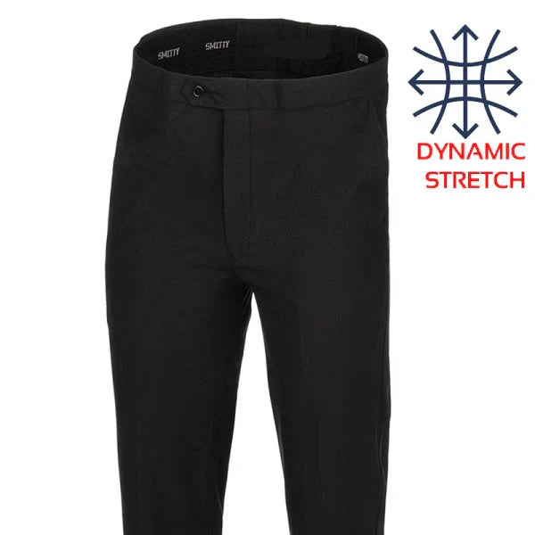 Smitty NBA Flat Front DYNAMIC Stretch Tapered Fit Pants- BKS267
