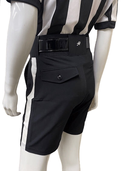 Honig's Football Short Black w/White Stripe for Men and Women