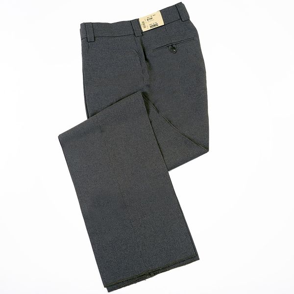 Honig's Heather Grey Traditional Base Slack - Western Cut Pockets