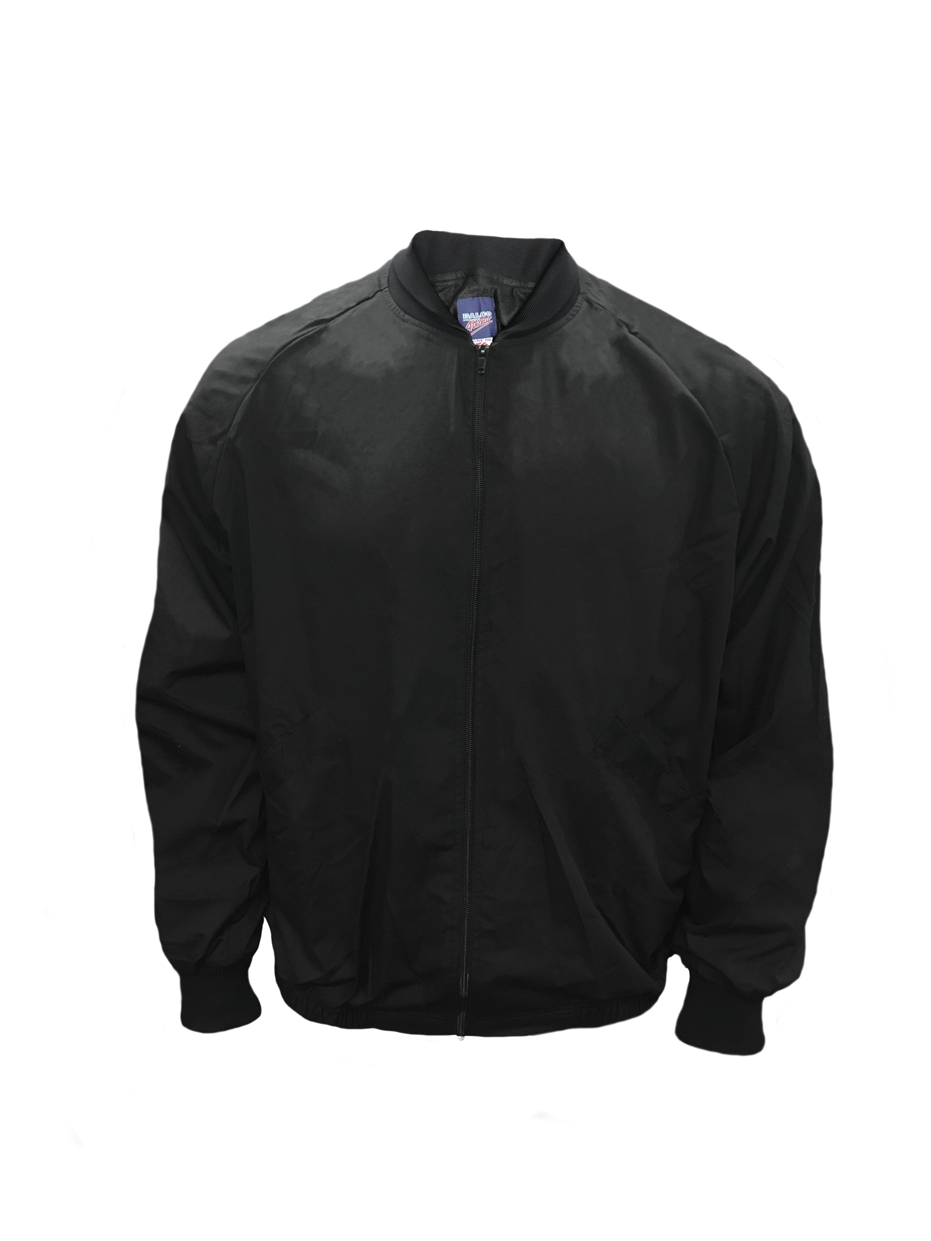 Smitty BBS-340 MLB Style Convertible Jacket - Black w/Charcoal