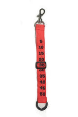 Orange Nylon Chain Clip w/Slide Marker