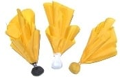 Single-Tie Ball Center Penalty Flag