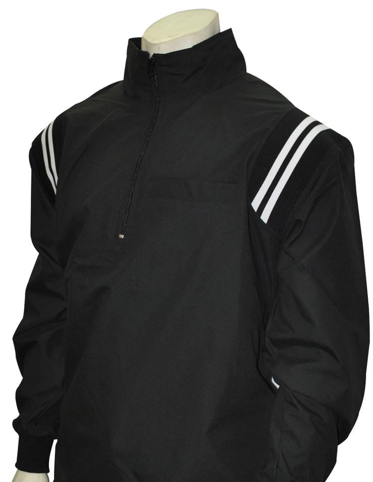Smitty BBS-322 Microfiber Pullover Jacket w/ Half Zipper & Open Bottom