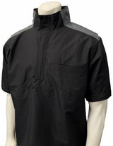 Smitty BBS-340 MLB Style Convertible Jacket - Black w/Charcoal Grey