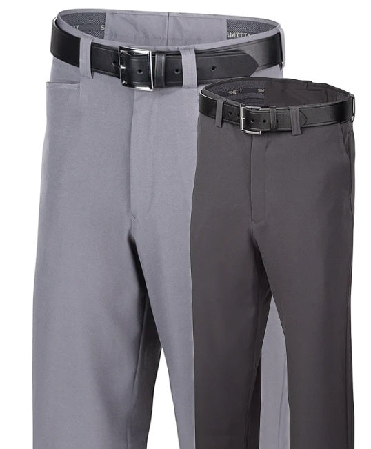 Smitty BBS-353 Men's 4-Way Stretch Flat Front Base Pants w/Slash Pockets (Non-Expander)