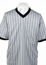 Smitty BKS-204 Elite Performance Grey Interlock V-Neck Shirt
