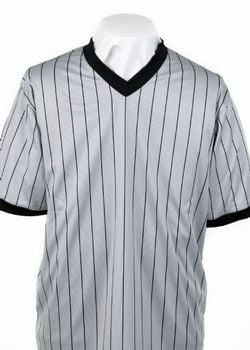 Smitty BKS-204 Elite Performance Grey Interlock V-Neck Shirt