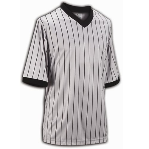 Smitty BKS-205 Grey Polyester Performance Mesh V-Neck