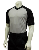 Smitty BKS-207 Solid Grey w/Black Raglan Sleeve - 3" Side Panel