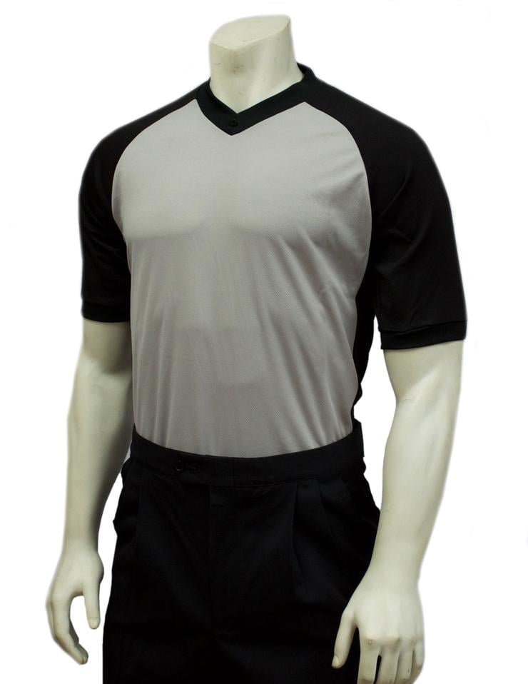 Smitty BKS-207 Solid Grey w/Black Raglan Sleeve - 3" Side Panel