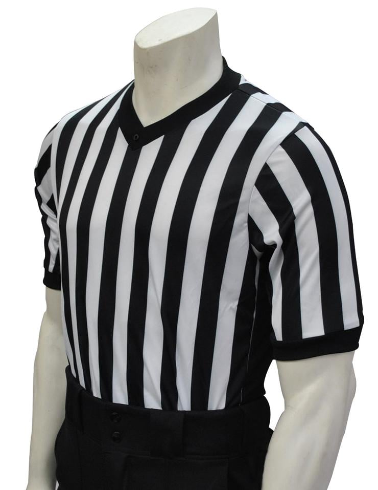 Smitty BKS-209 Elite Interlock V-Neck Shirt - 3" Side Panel