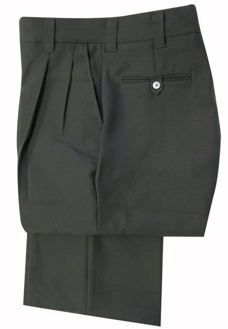 Smitty BKS-272 Women's Pleated Pants - Front Lay Slash Pockets