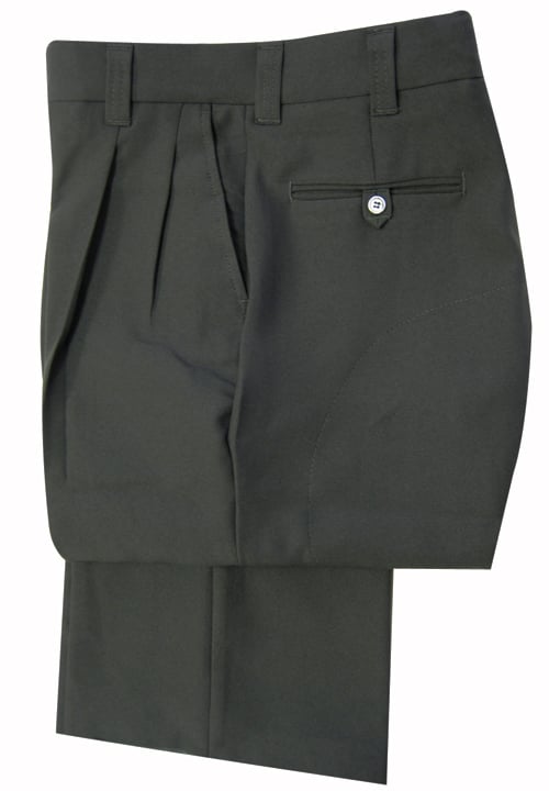Smitty BKS-272 Women's Pleated Pants - Front Lay Slash Pockets