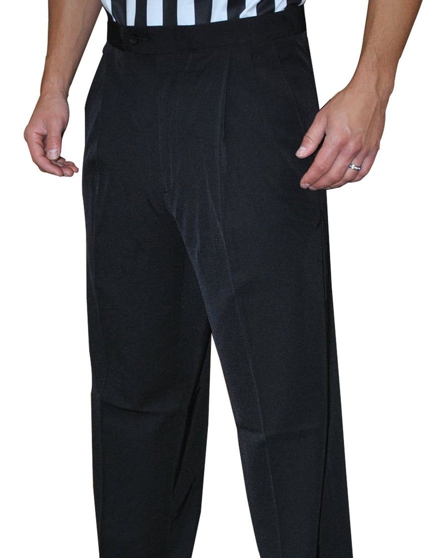 Smitty BKS-291 4-Way Stretch Tapered Fit-Pleated Front Pants-Slash Pkt