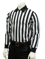 Smitty FBS-102 100% Polyester Warpknit Long Sleeve Shirt - 1" Stripe