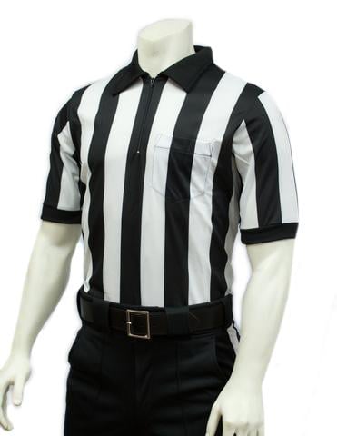 Smitty FBS-117M Performance Mesh Short Sleeve Shirt - 2" Stripe