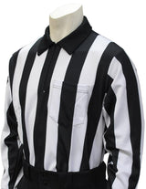Smitty FBS-118 Heavyweight Performance Interlock Long Sleeve Shirt - 2" Stripe