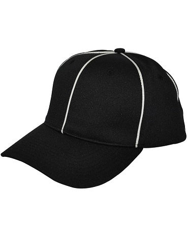 Smitty Black w/ White Piping Flex Fit Football Cap