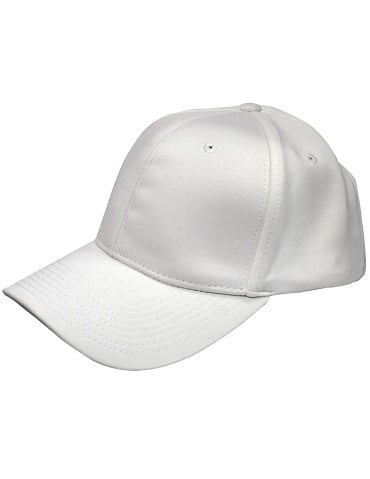 Smitty Solid White Flex Fit Football Cap