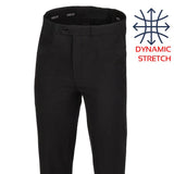 Smitty NBA Flat Front DYNAMIC Stretch Tapered Fit Pants- BKS267