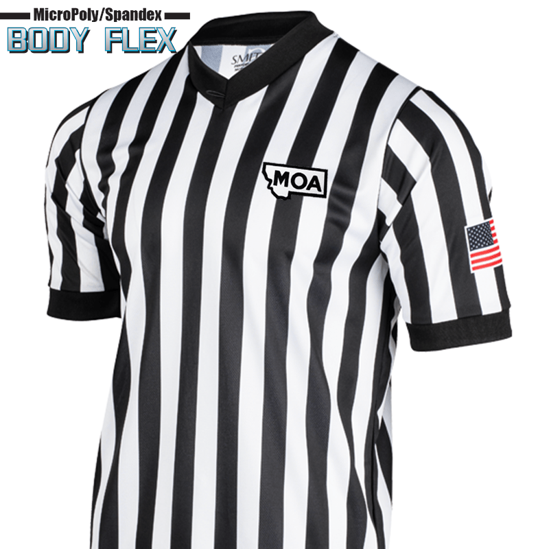 USA200MT-607 - MOA Smitty "BODY FLEX" "Made in USA" - Basketball Men's Short Sleeve Shirt
