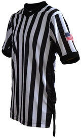 Smitty USA201-607 Body Flex Dye Sub V-Neck Shirt w/Side Panel & USA Flag