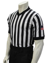 Smitty USA201-607 Body Flex Dye Sub V-Neck Shirt w/Side Panel & USA Flag