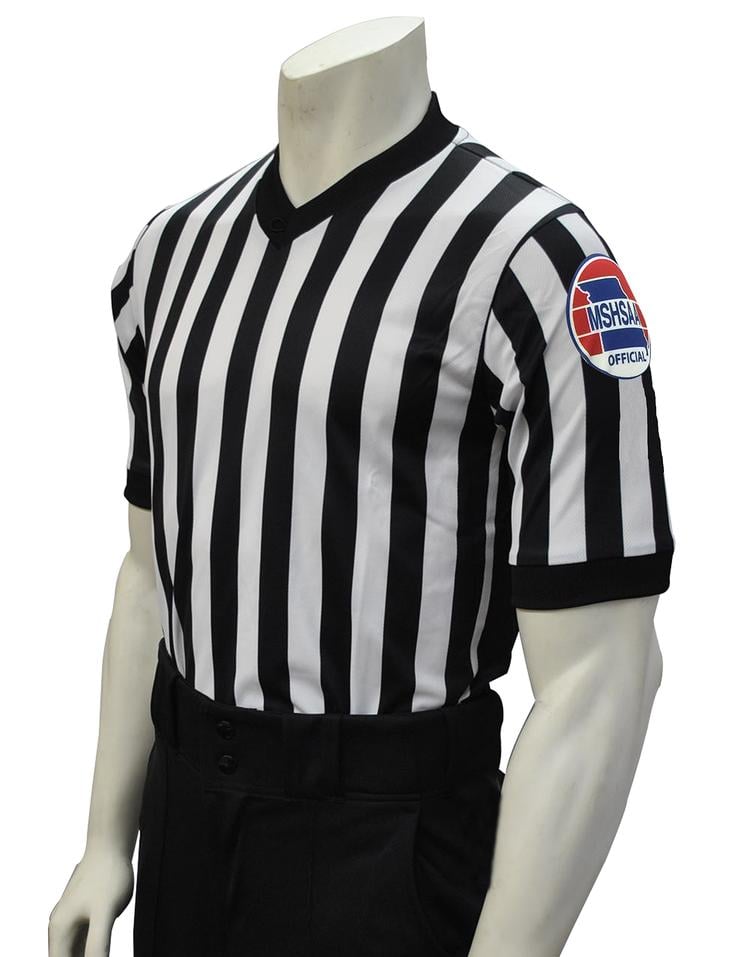 Missouri (MSHSAA) USA201MO-607 Body Flex Dye Sub Missouri V-Neck Shirt - 3" Side Panel