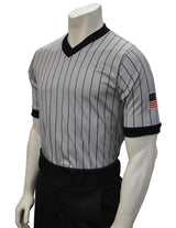 Smitty USA-205 Grey Dye Sub V-Neck Shirt & USA FLag