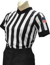 Smitty USA-211 Dye Sub Women's V-Neck Shirt & USA Flag
