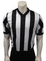 Smitty USA-238 Sublimated 2 1/4" Stripe V-Neck Shirt w/USA Flag Optional