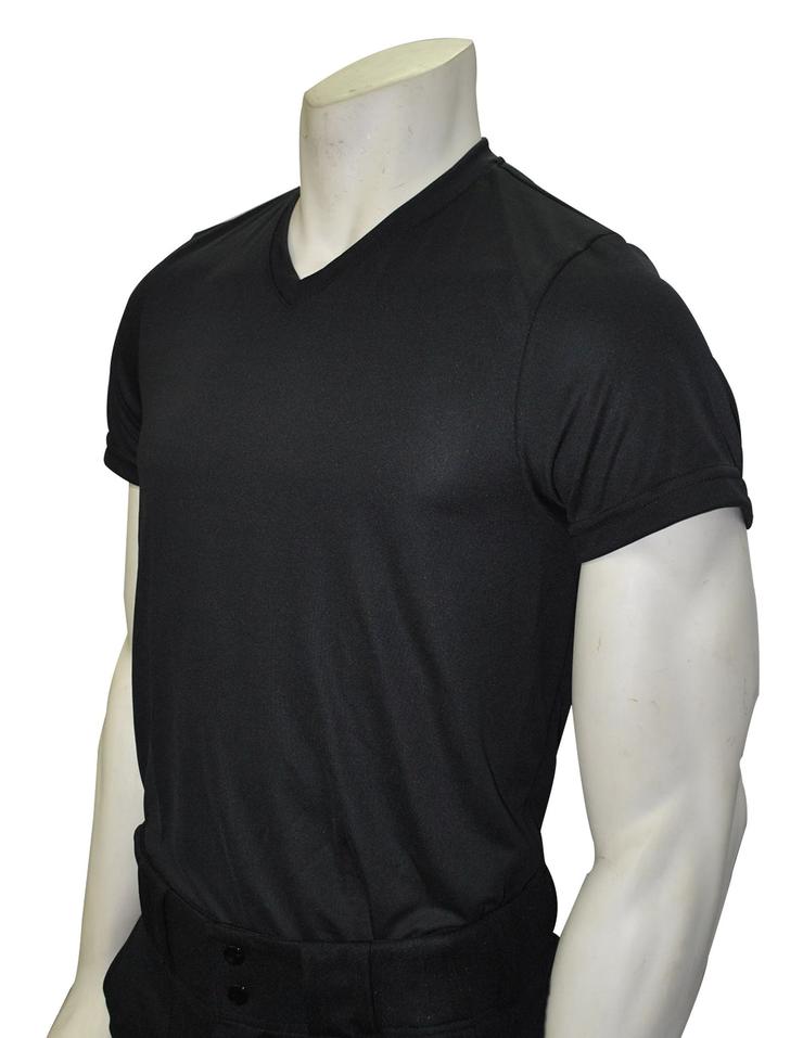Smitty USA-409 Black V-Neck Loose Fit T-shirt