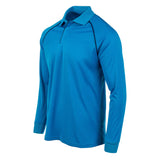 Smitty VBS-401BB Bright Blue Men's Long Sleeve Volleyball Shirt - No Pocket