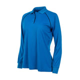 Smitty VBS-403BB Bright Blue Women's Long Sleeve Volleyball Shirt - No Pocket