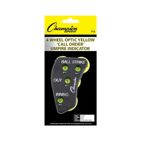 K45G - Deluxe Plastic Indicator With Optic Yellow Indicator Wheels.