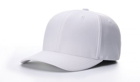 Richardson Flex-Fit Football/Lacrosse Officials Hat - Black w/ White Piping and White