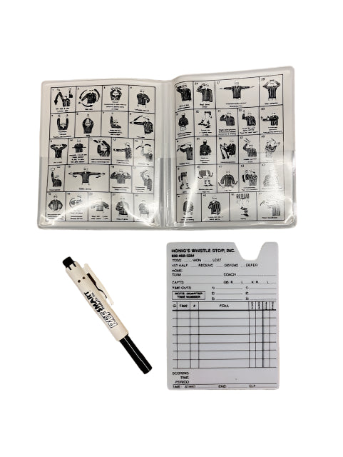 Honig's Football Information Pack w/ Plastic Card and Bullet Pencil