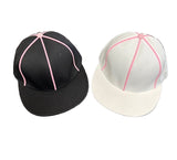 Richardson Flex-Fit Football/Lacrosse Officials Hat With Pink Piping